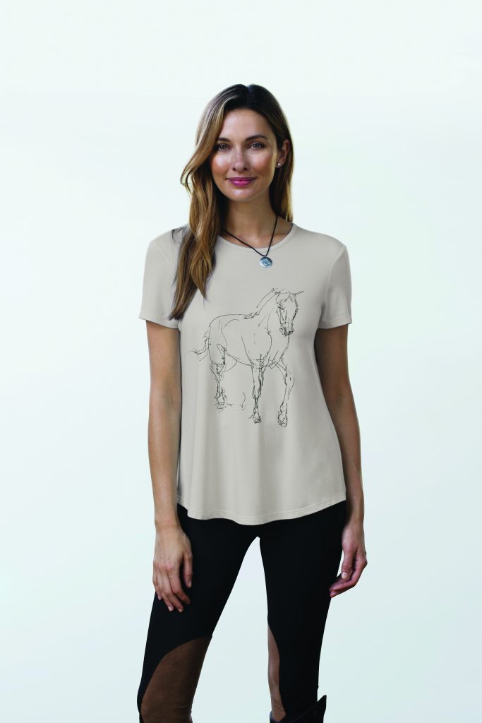 Fashion Retailer Color Retouching Beige T-shirt